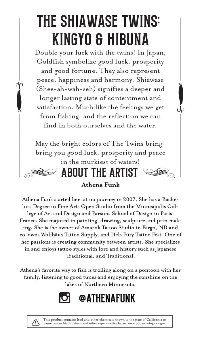 Artist Signature Set #12 - Athena Funk - 2 Lures - The Shiawase