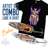 Freshwater Gift Pack - 2 Lure Set & T-Shirt Combo