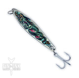 The Dragon - Teal on Chrome Finish - Yo Yo Lure