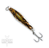 The Koi - Gold on White Finish - Surface Iron