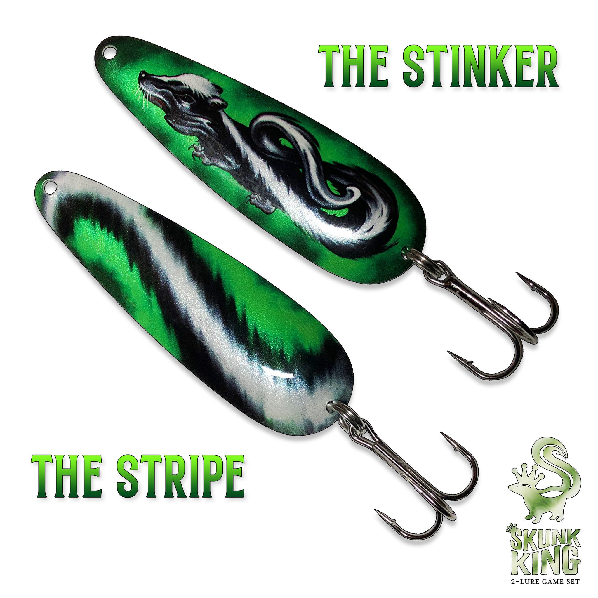 The Skunk King - 2 Lure Fishing Game Set – Fin & Ink Lures