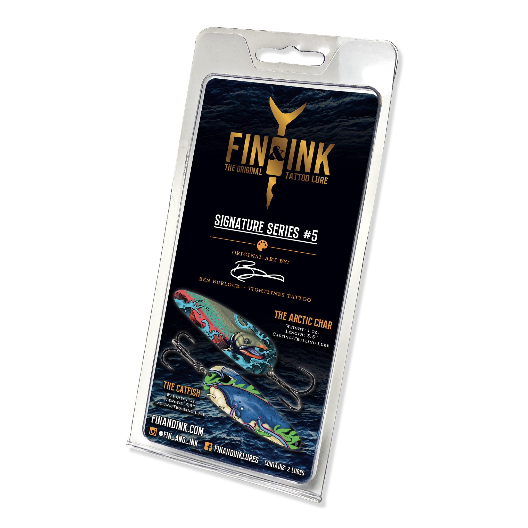 Fin & Ink Lures | Artist Signature Set #5