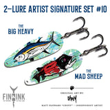 Artist Signature Set #10 - Matt Hayward - 2 Lures - The Big Heavy & The Mad Sheep