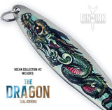 The Dragon - Teal on Chrome Finish - Yo Yo Lure