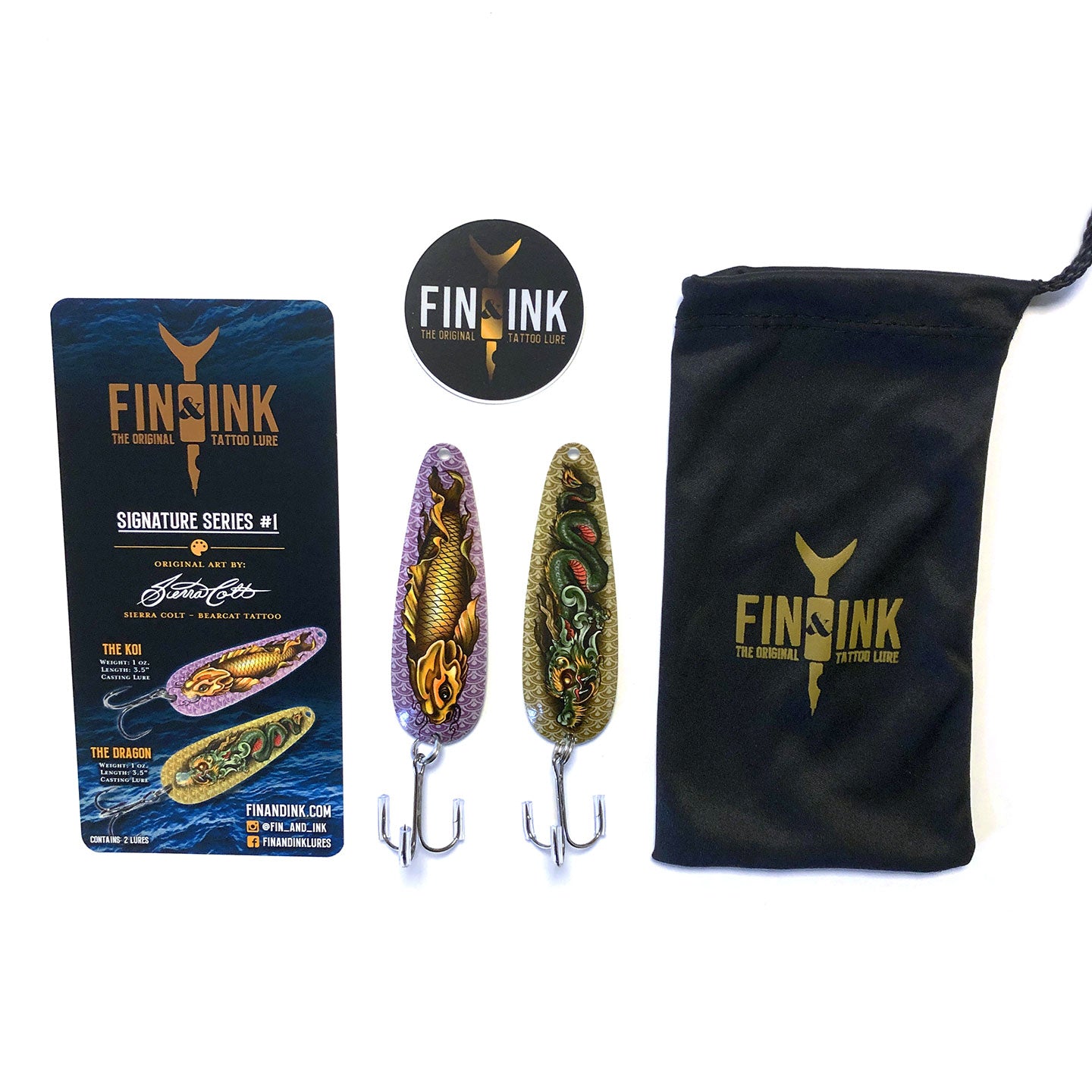 2 Keychain Combo Set – Fin & Ink Lures